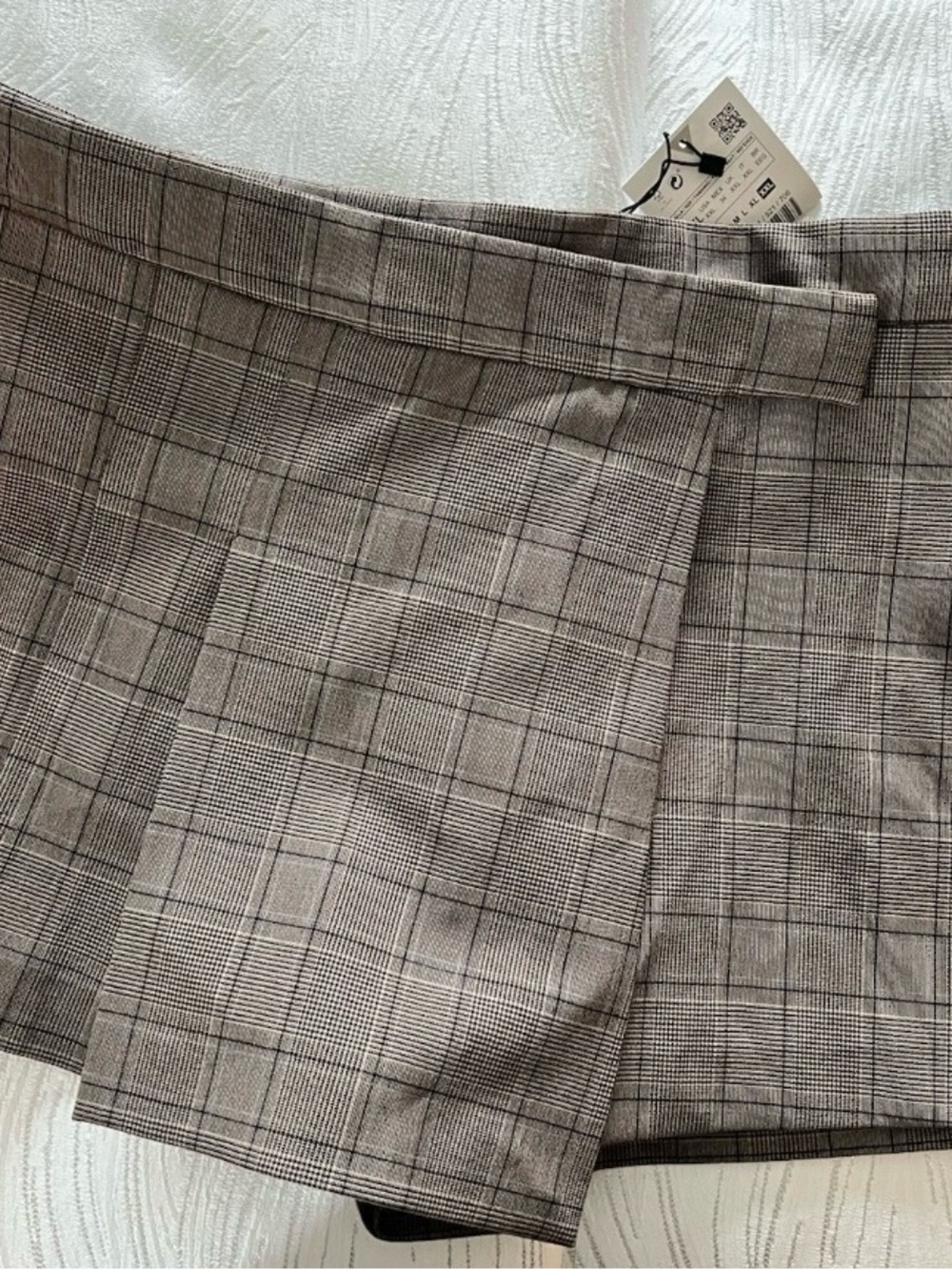 Zara Plaid Mini Skort